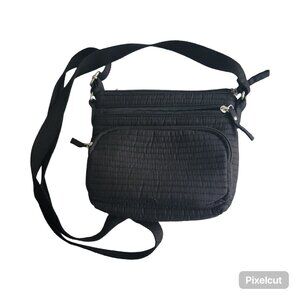 Quilted cross body bag